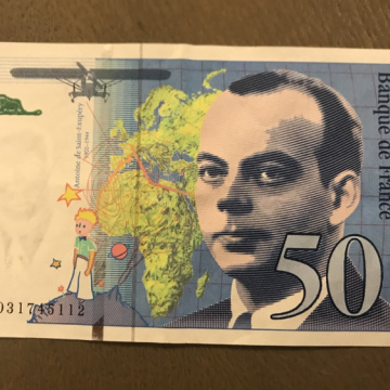 Billet de 50 francs Saint-Exupery 