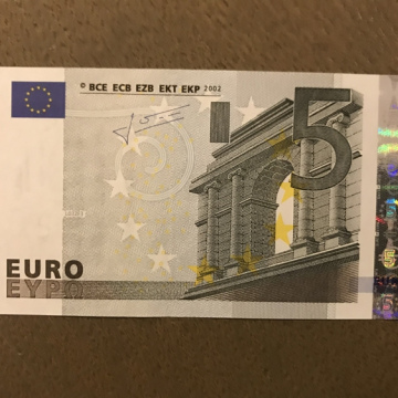 5 EUROS FRANCE OFFICIEL TRICHET 2002