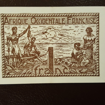 Billet de 1 Franc AFRIQUE OCCIDENTALE FRANÇAISE 1944 P.34a