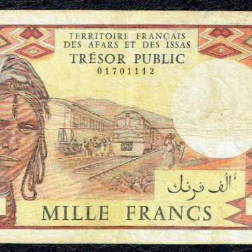 1000 Francs AFARS ET ISSAS 1975 P.34